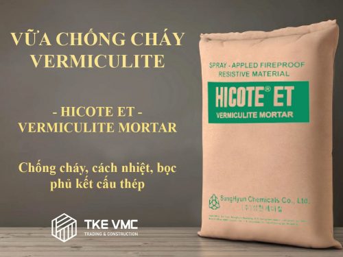 Vữa chống cháy vermiculite ET Vữa chống cháy vermiculite ET